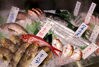 鮮魚売場